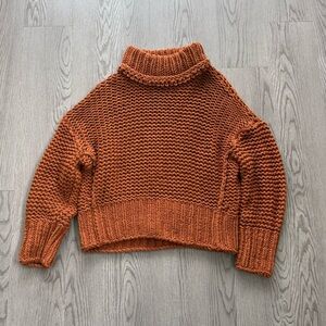 Free People Mock Neck Sweater